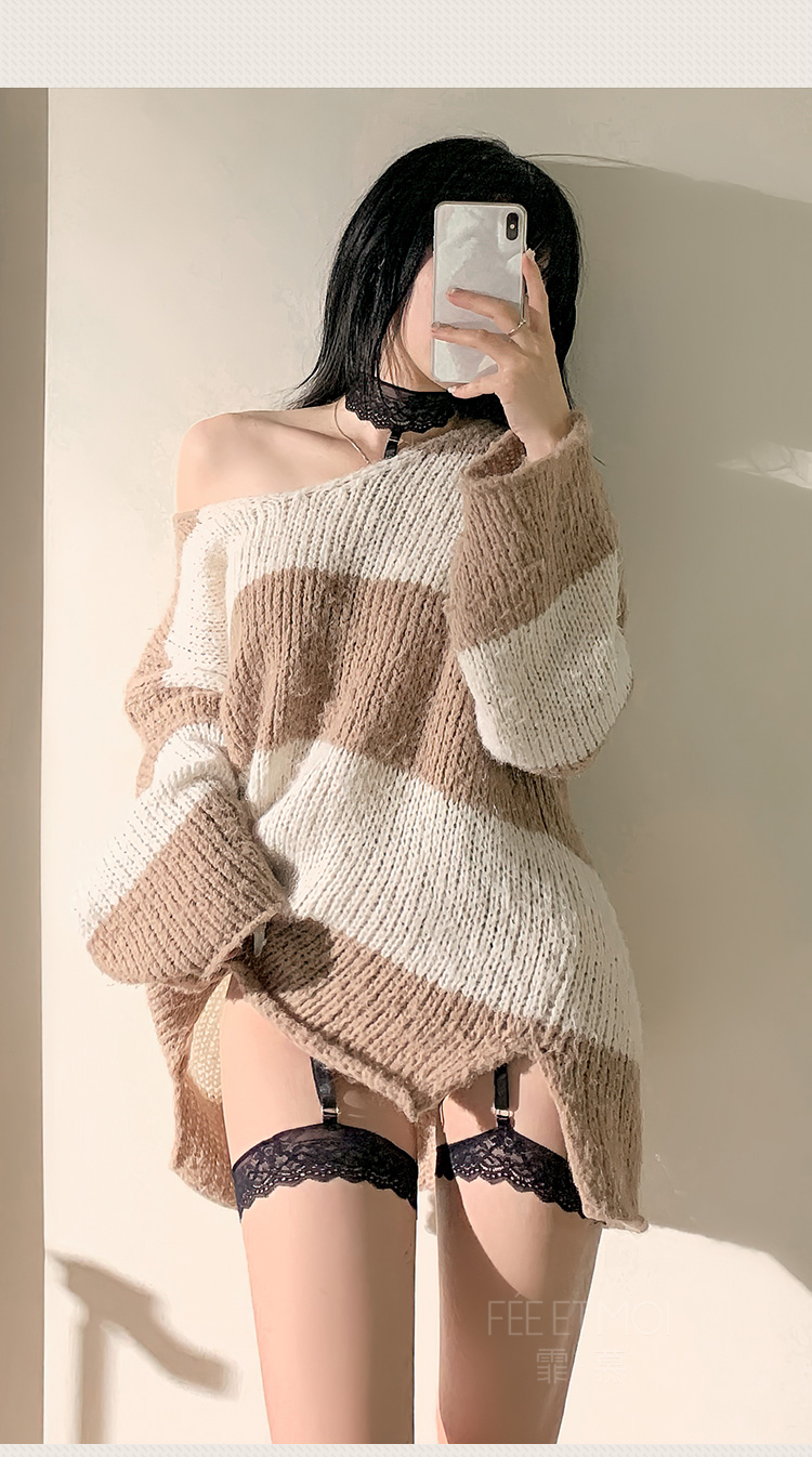 7622蕾丝连颈吊带腿环套装(图9)
