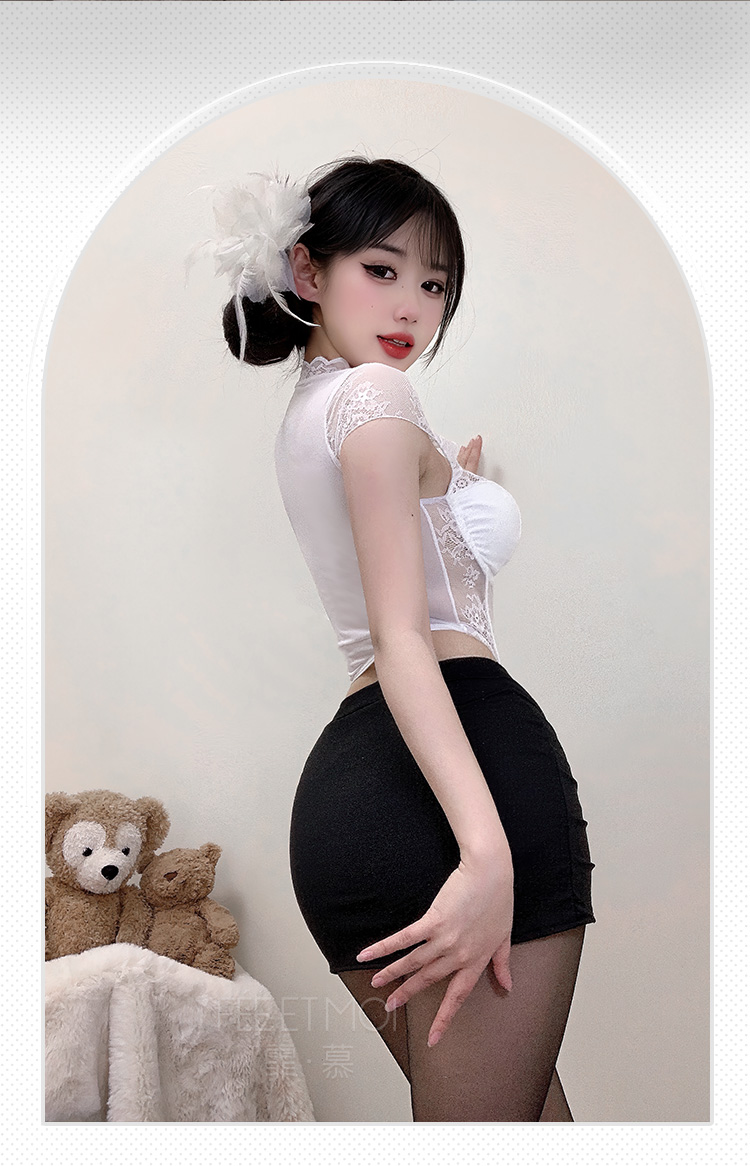 6157性感尤物蕾丝拼纱打底衫(图11)