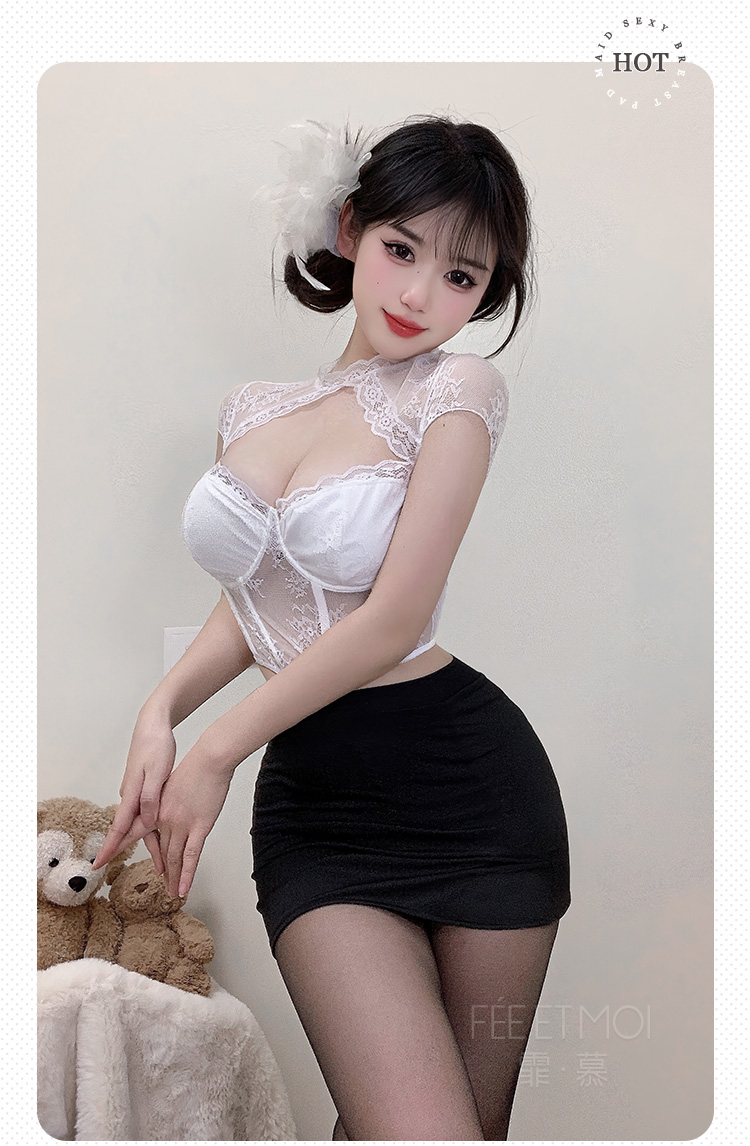 6157性感尤物蕾丝拼纱打底衫(图9)