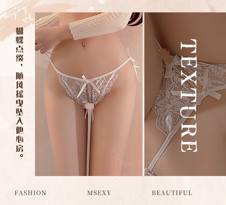 7125两侧绑带性感开裆女内裤(图10)