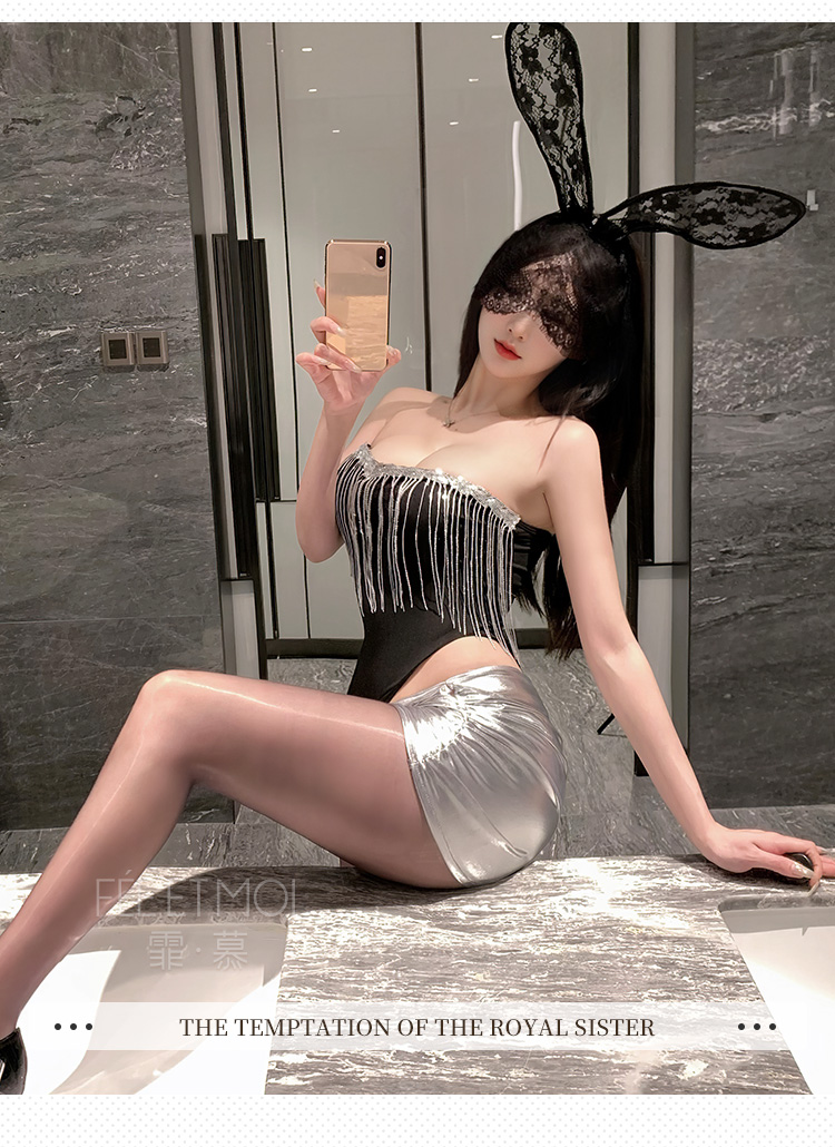 6181流苏抹胸开裆连体衣套装(图7)