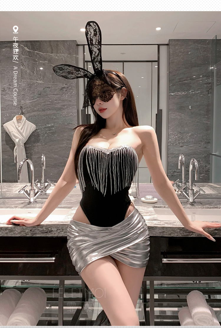 6181流苏抹胸开裆连体衣套装(图6)