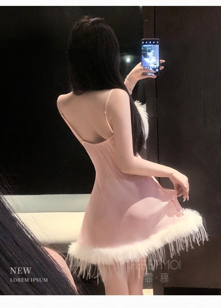 5000+5002朦胧透纱毛毛装饰(图7)