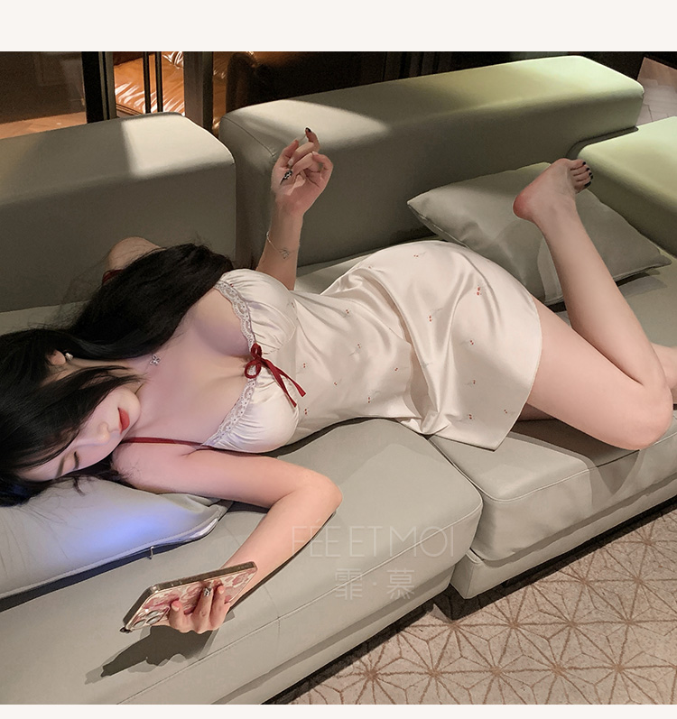 7872甜欲碎花含胸垫吊带睡裙(图10)