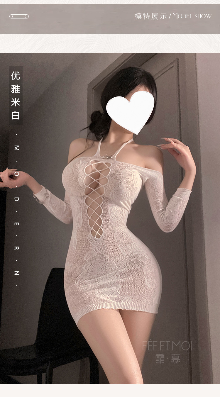 7589玫瑰私语网眼镂空连身袜(图5)