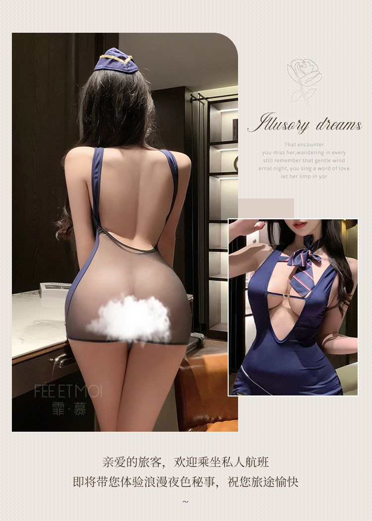 6403私家空乘服务包臀裙套装(图8)