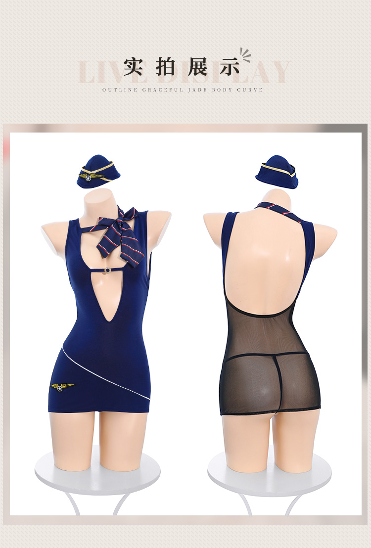 6403私家空乘服务包臀裙套装(图11)