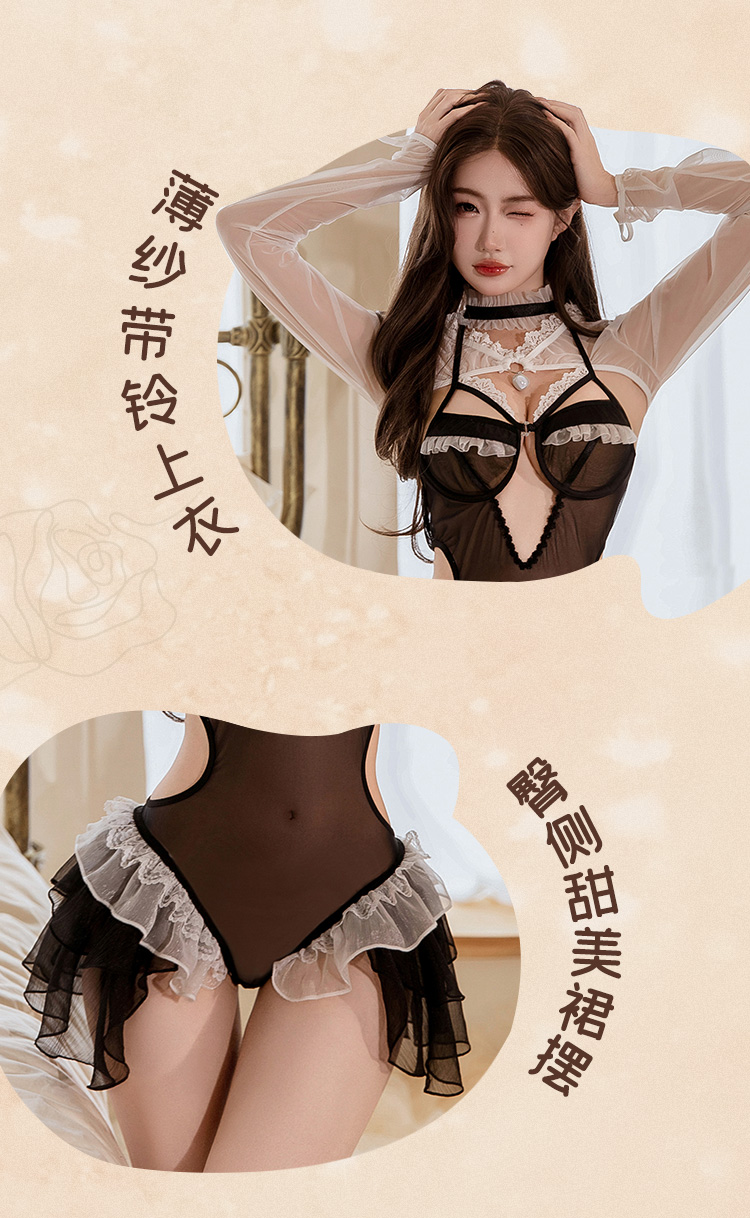 Q14纯爱女神绑带露背连体衣(图8)