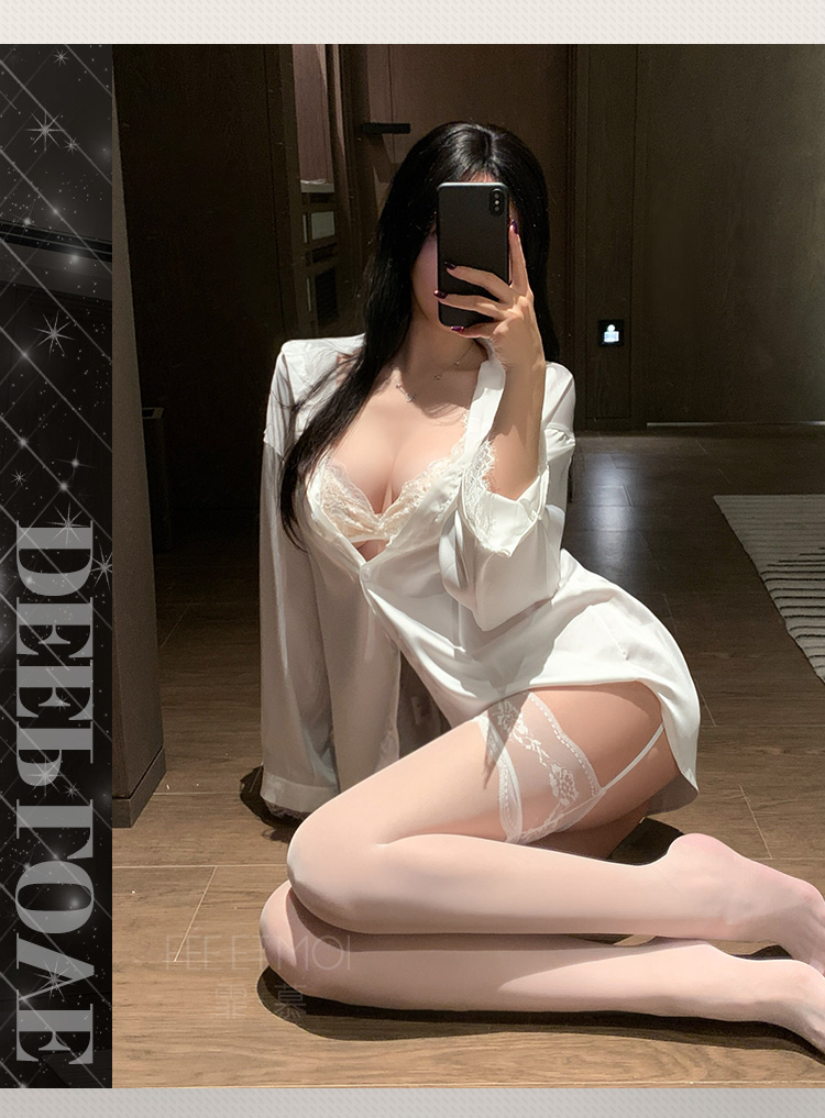 7855隐欲蕾丝衬衫套装(图10)