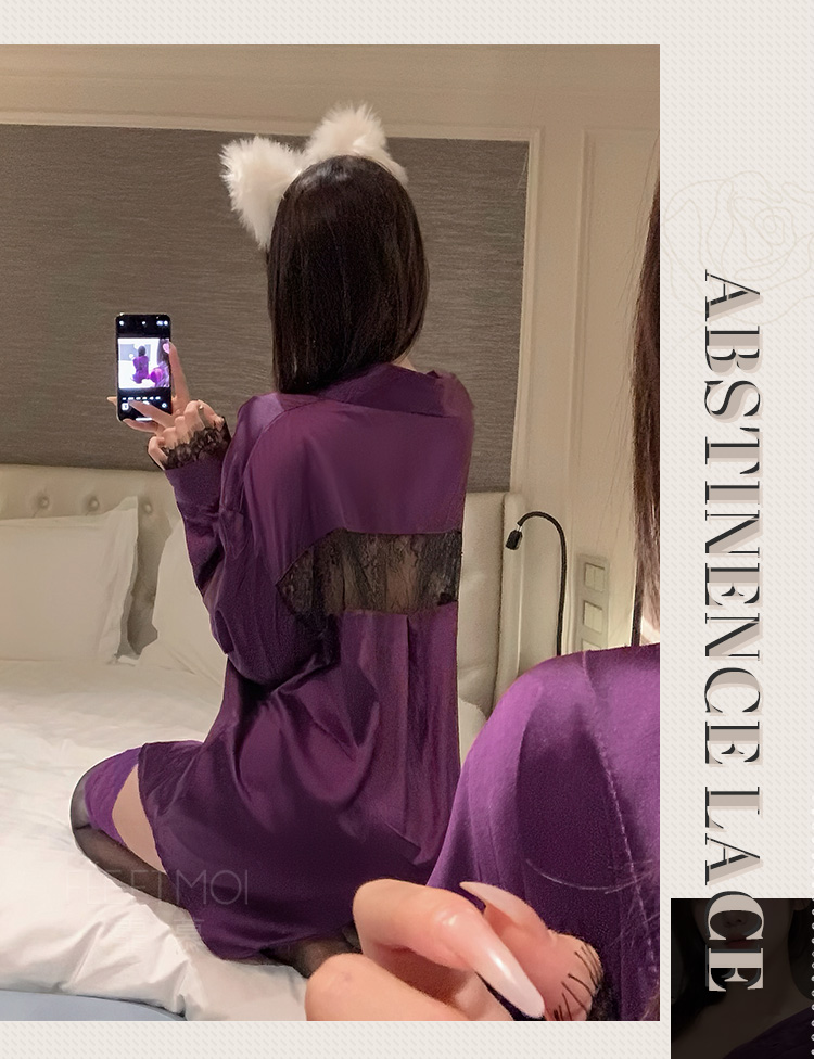 7855隐欲蕾丝衬衫套装(图12)