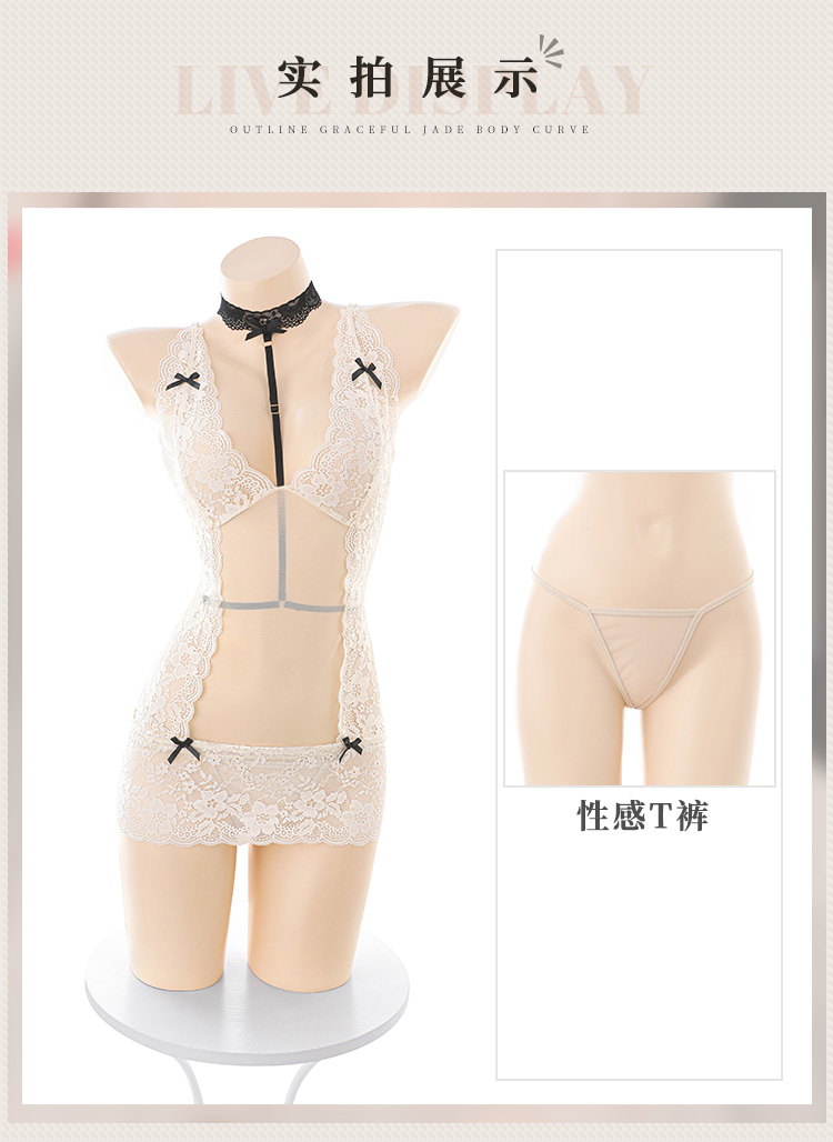 6108高阶尤物蕾丝透纱睡裙(图21)