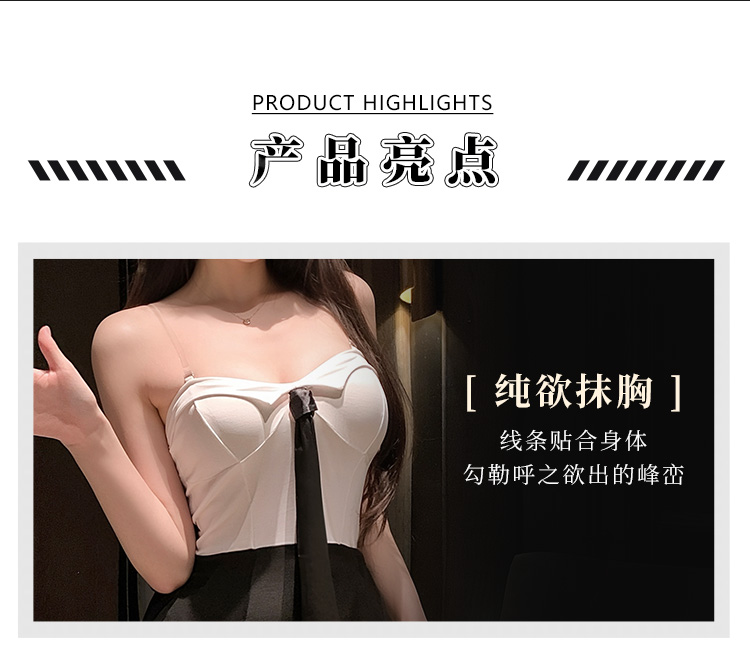 ZY104热辣御姐气质抹胸连衣裙(图2)