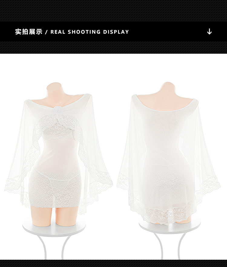 ZY59透视引诱两穿斗篷连衣裙(图10)