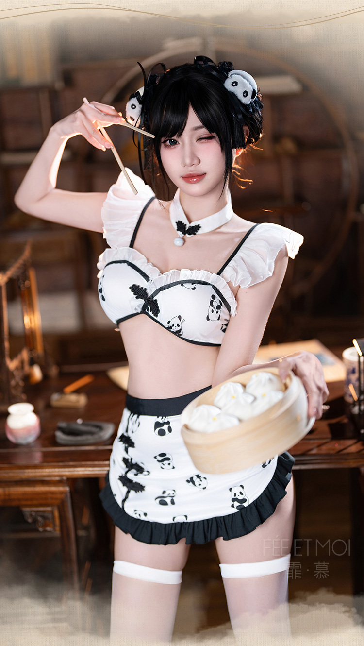 ZY48国风熊猫印花中华娘套装(图9)