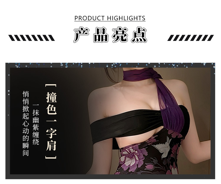 ZY31网红热浪繁花撩欲连衣裙(图2)