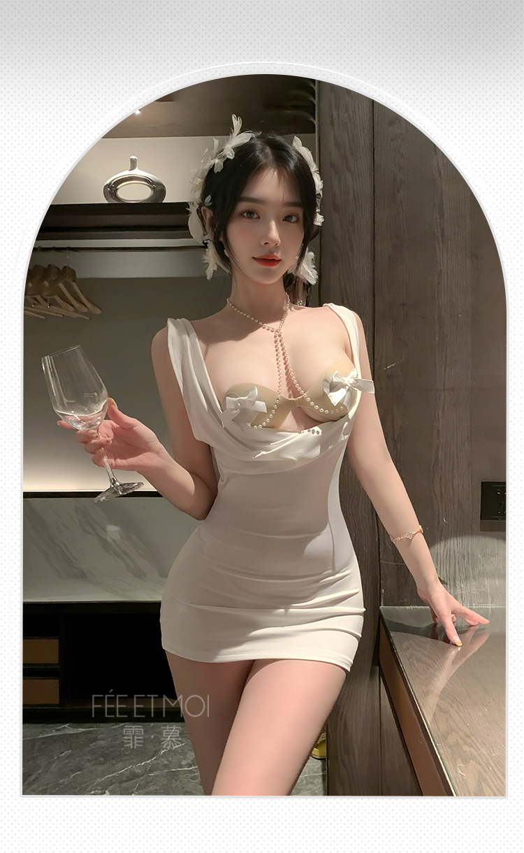 7887神秘维纳斯胸链包臀裙(图8)