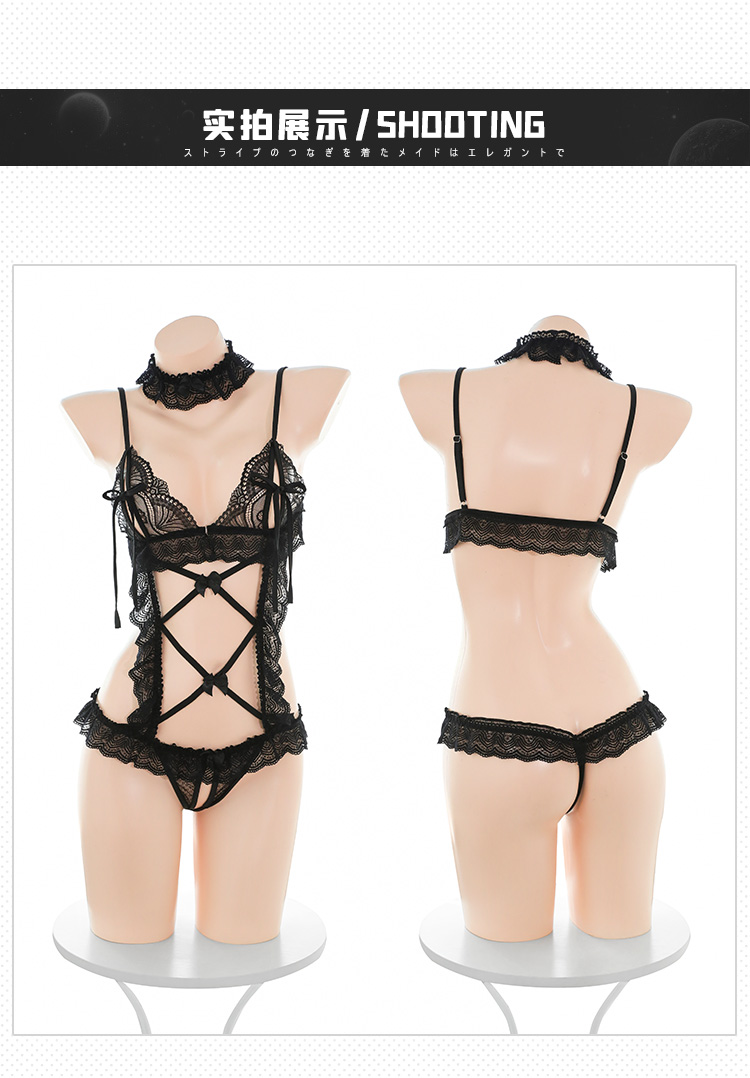 7042热辣纯欲蕾丝开裆连体衣(图16)