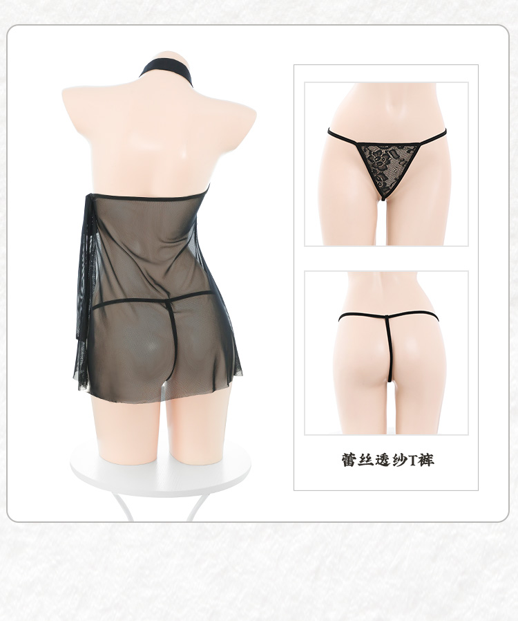 6723新中式蕾丝旗袍睡裙(图19)