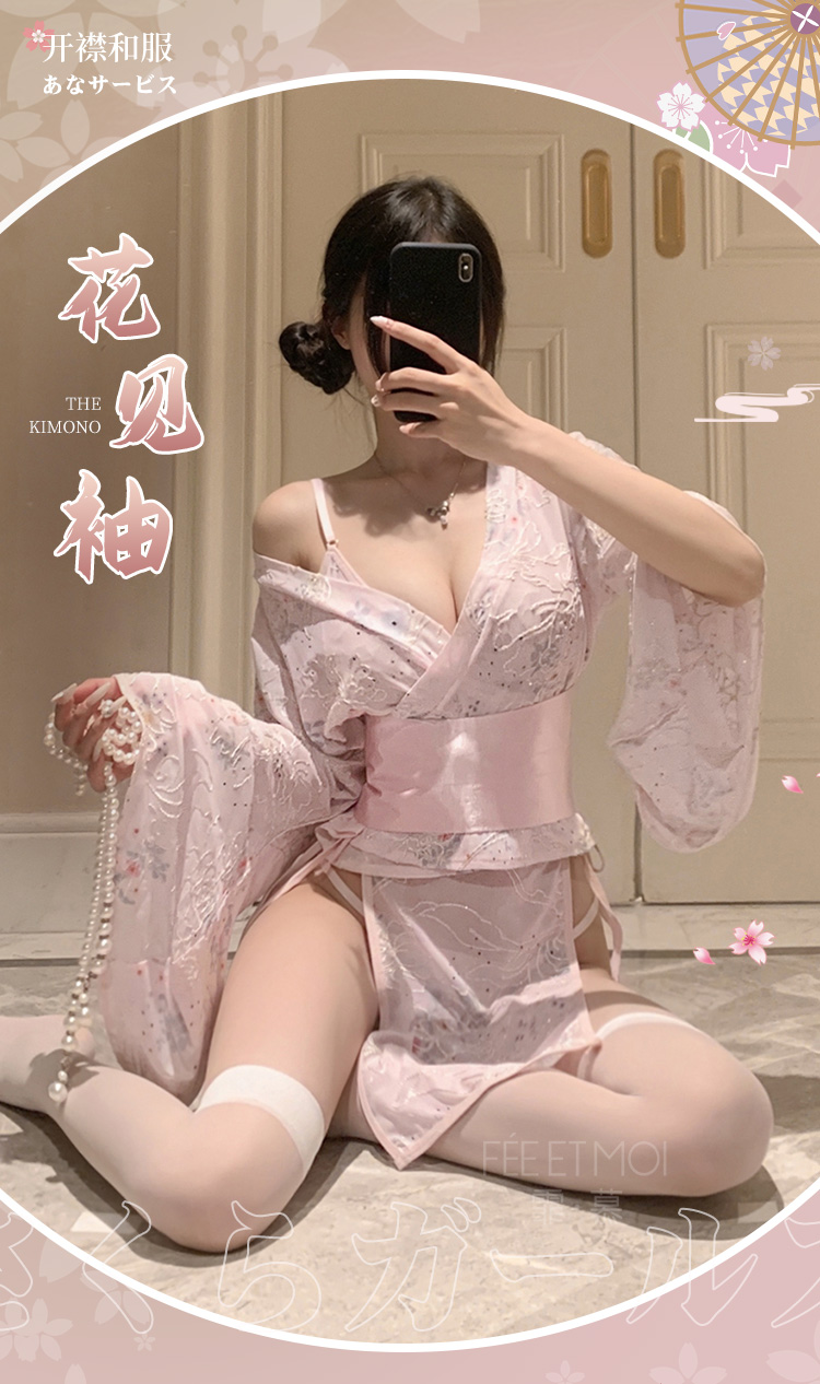 6604和风美人の侧开诱情套装(图1)