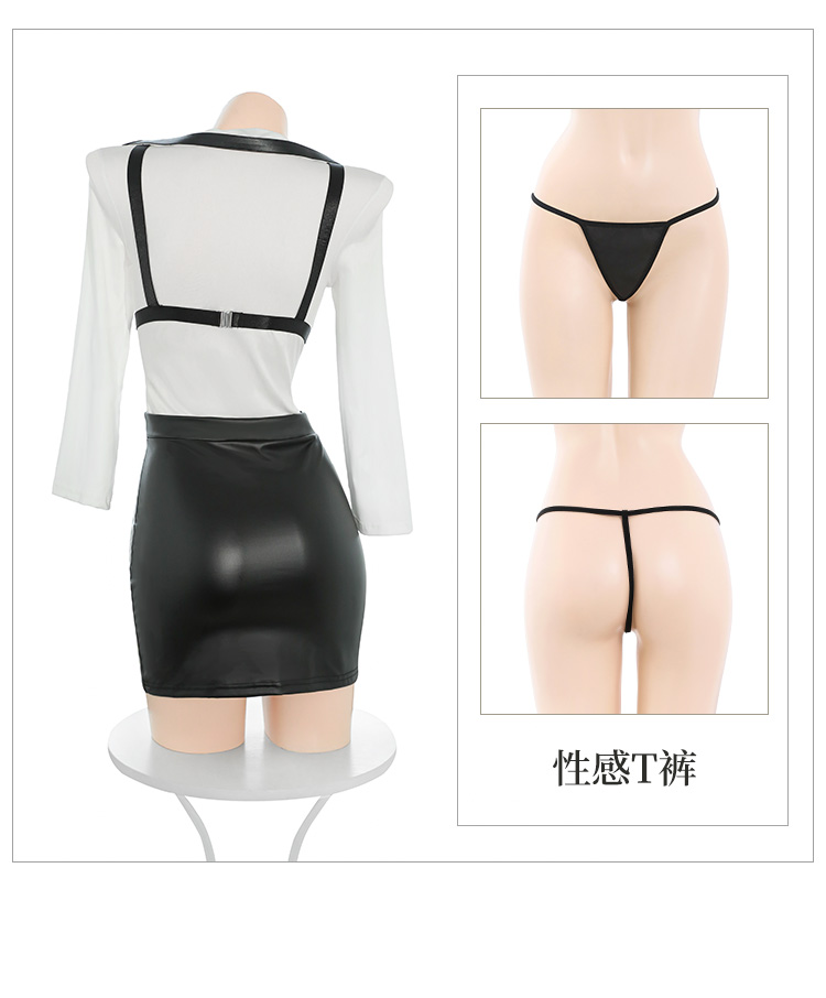 6203秘语性感OL风绑带套装(图10)