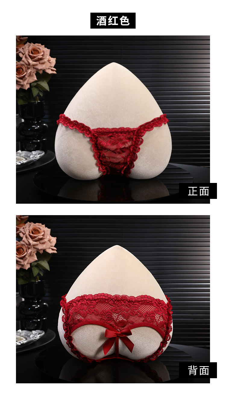 7151爱心露臀蝴蝶结蕾丝内裤(图12)