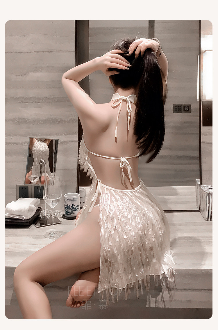 6533蜜粉星穗侧开衩系带裙(图12)