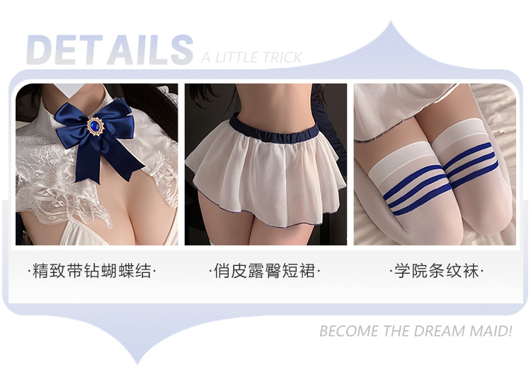 ZY63甜美萌系性感露背套装(图7)