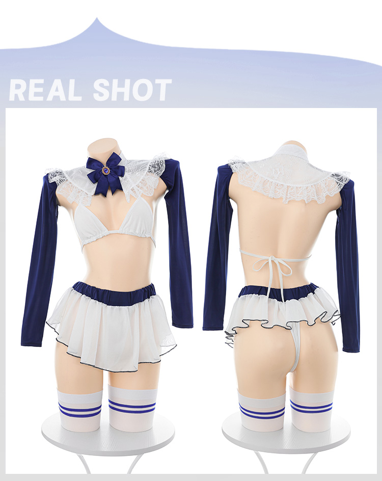 ZY63甜美萌系性感露背套装(图13)