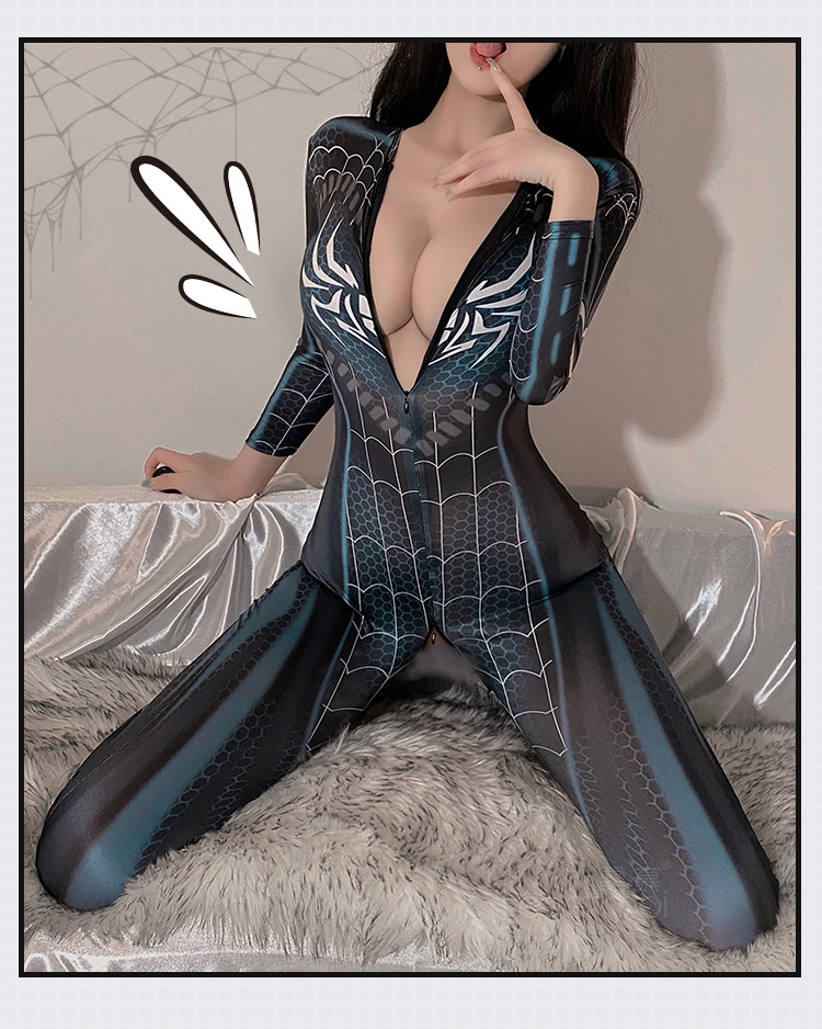 7711双开拉链cos紧身连体衣(图13)