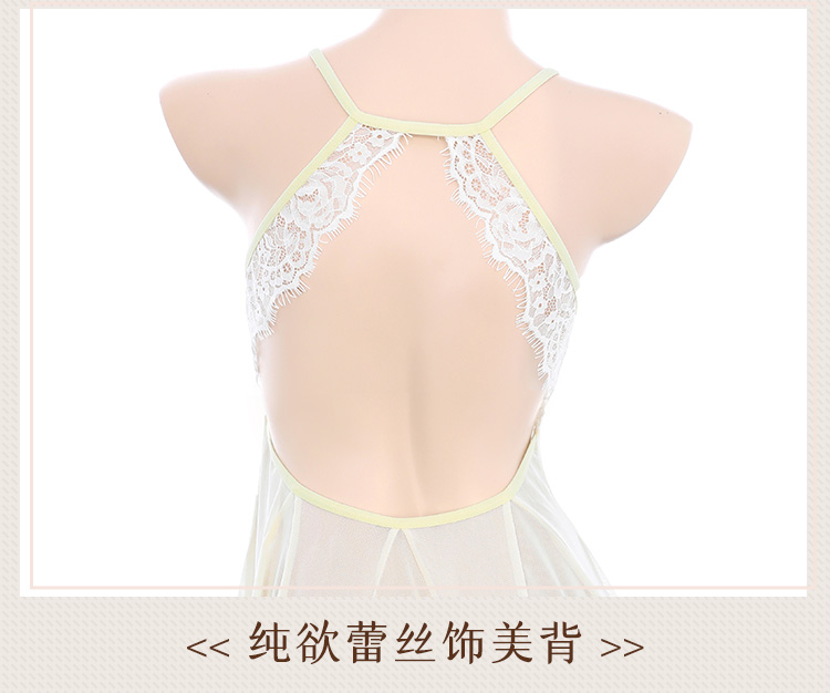 6213奶芙钓系深V透视睡裙(图15)