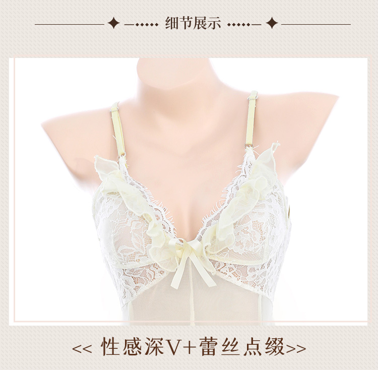 6213奶芙钓系深V透视睡裙(图14)
