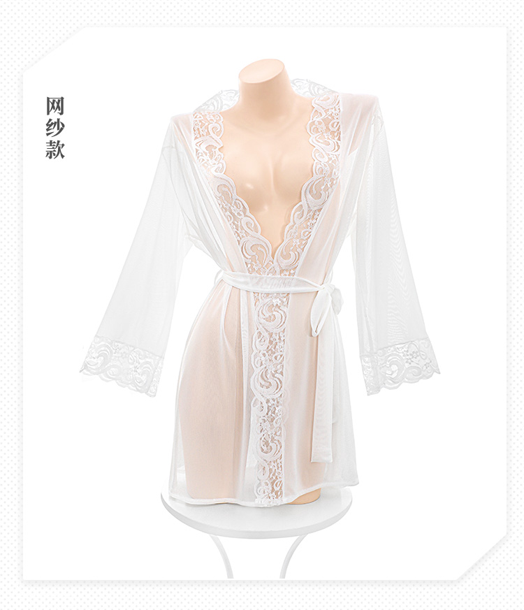 ZY6171欲影蕾丝花边睡袍(图23)