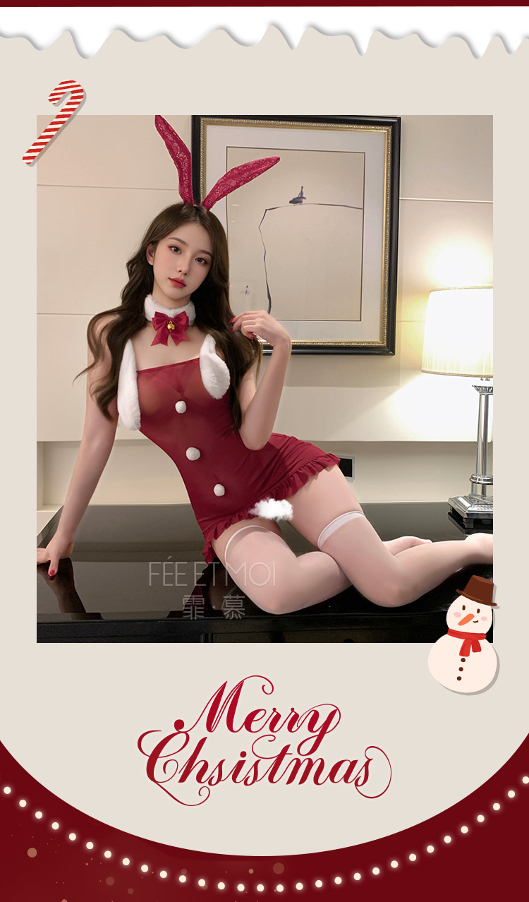 6320圣诞兔耳奶盖兔女郎(图5)