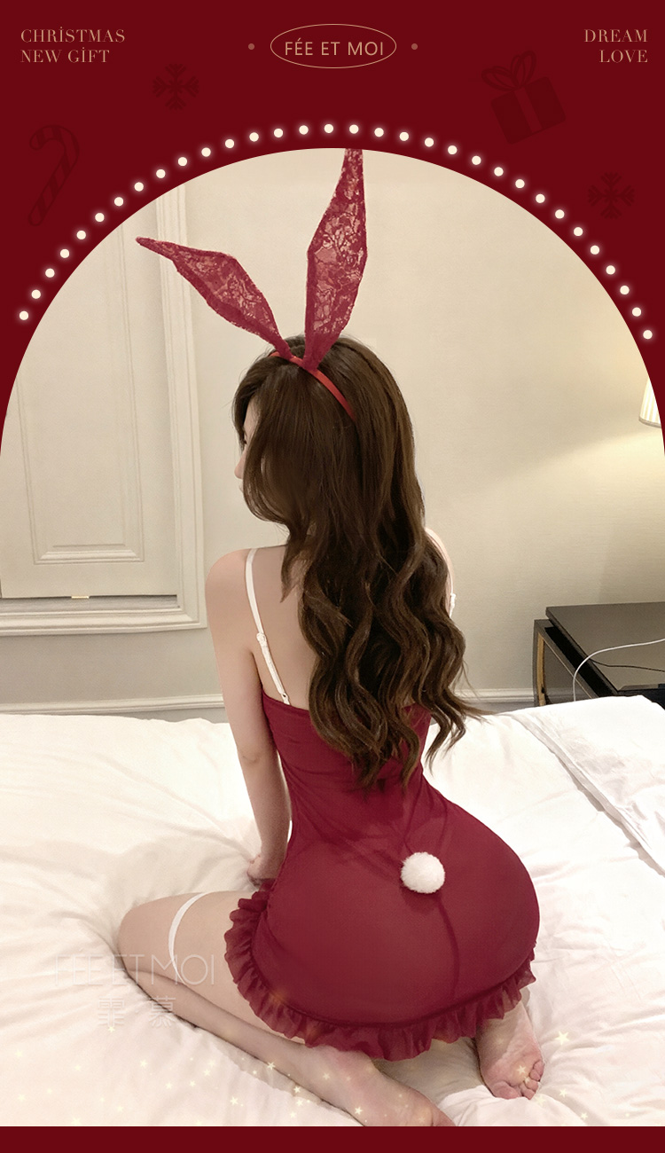6320圣诞兔耳奶盖兔女郎(图9)