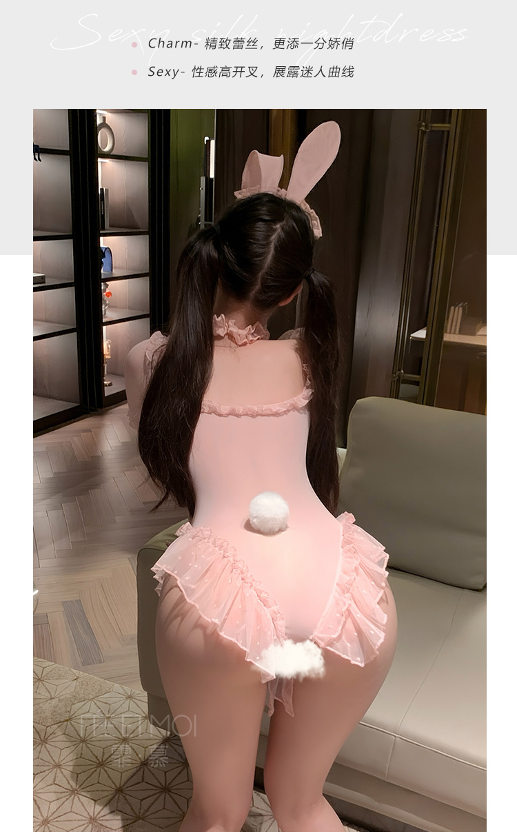 6312蝴蝶结露胸开裆兔女郎(图6)