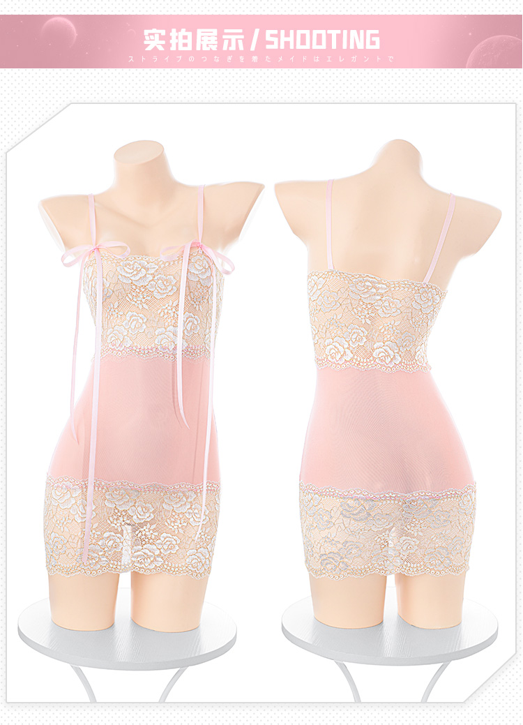 ZY87蜜欲诱梦公主风透视睡裙(图11)