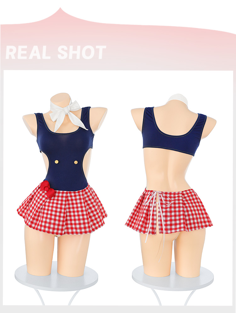 ZY139软萌Kitty酱拼接连衣裙(图10)