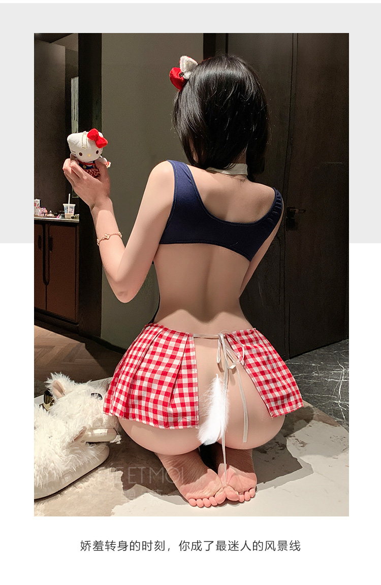 ZY139软萌Kitty酱拼接连衣裙(图7)