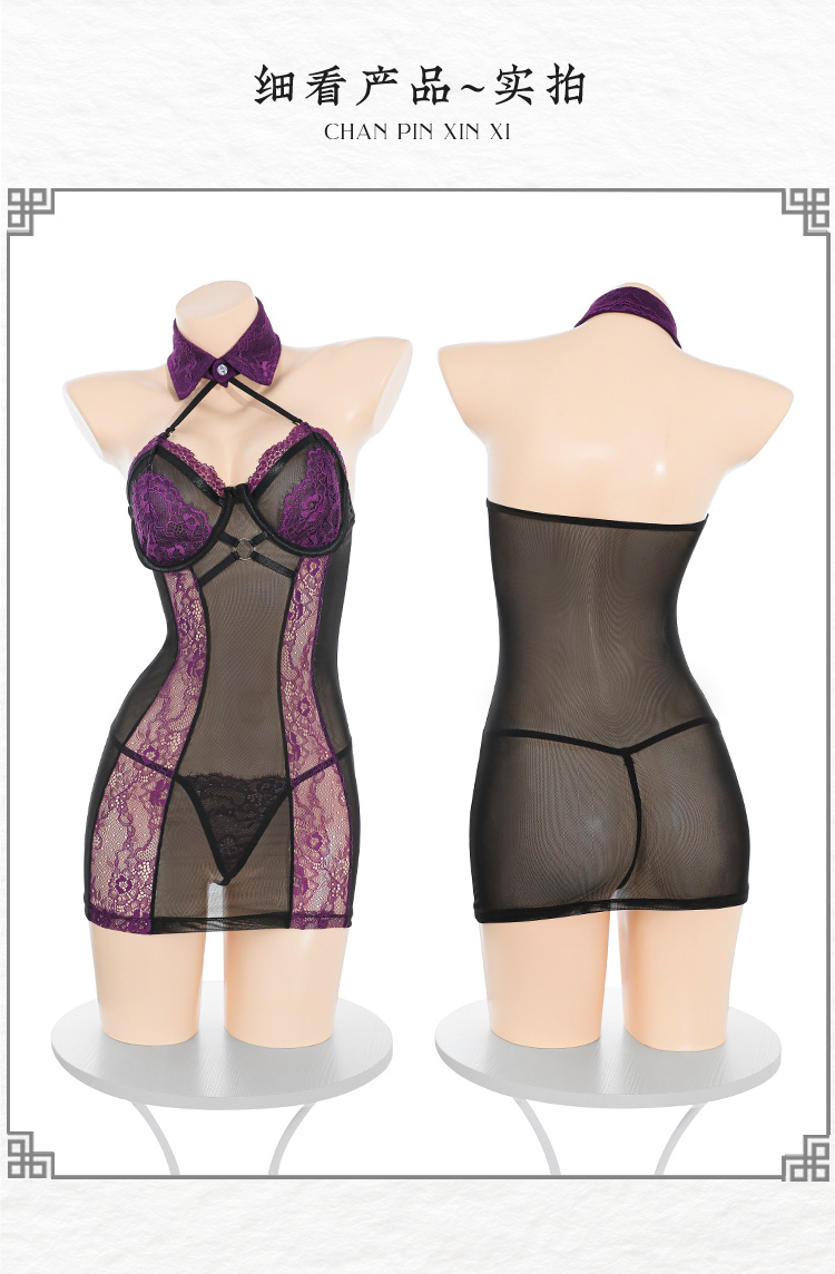 ZY95月夜秘事暗欲透视连衣裙(图11)