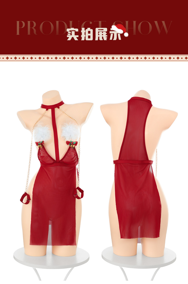 6107圣诞摇铃乳夹束缚套装(图12)