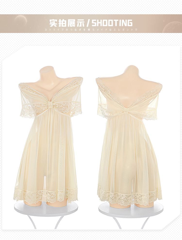 ZY140柔媚蝴蝶结一字肩连衣裙(图12)