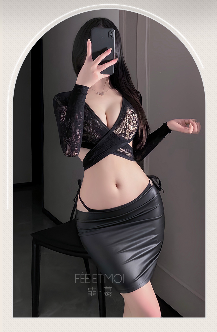 7542魅惑绑带分体式连身网衣套装(图12)