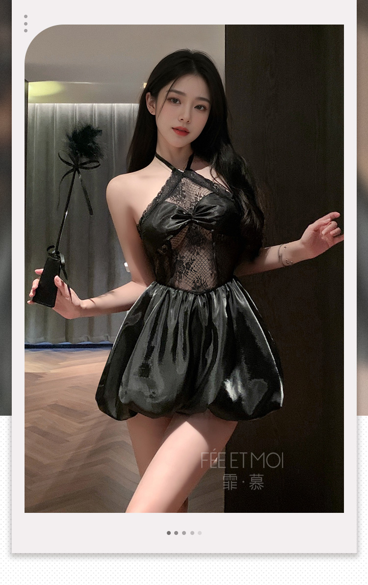 ZY22中古暗夜千金蓬蓬连衣裙(图2)