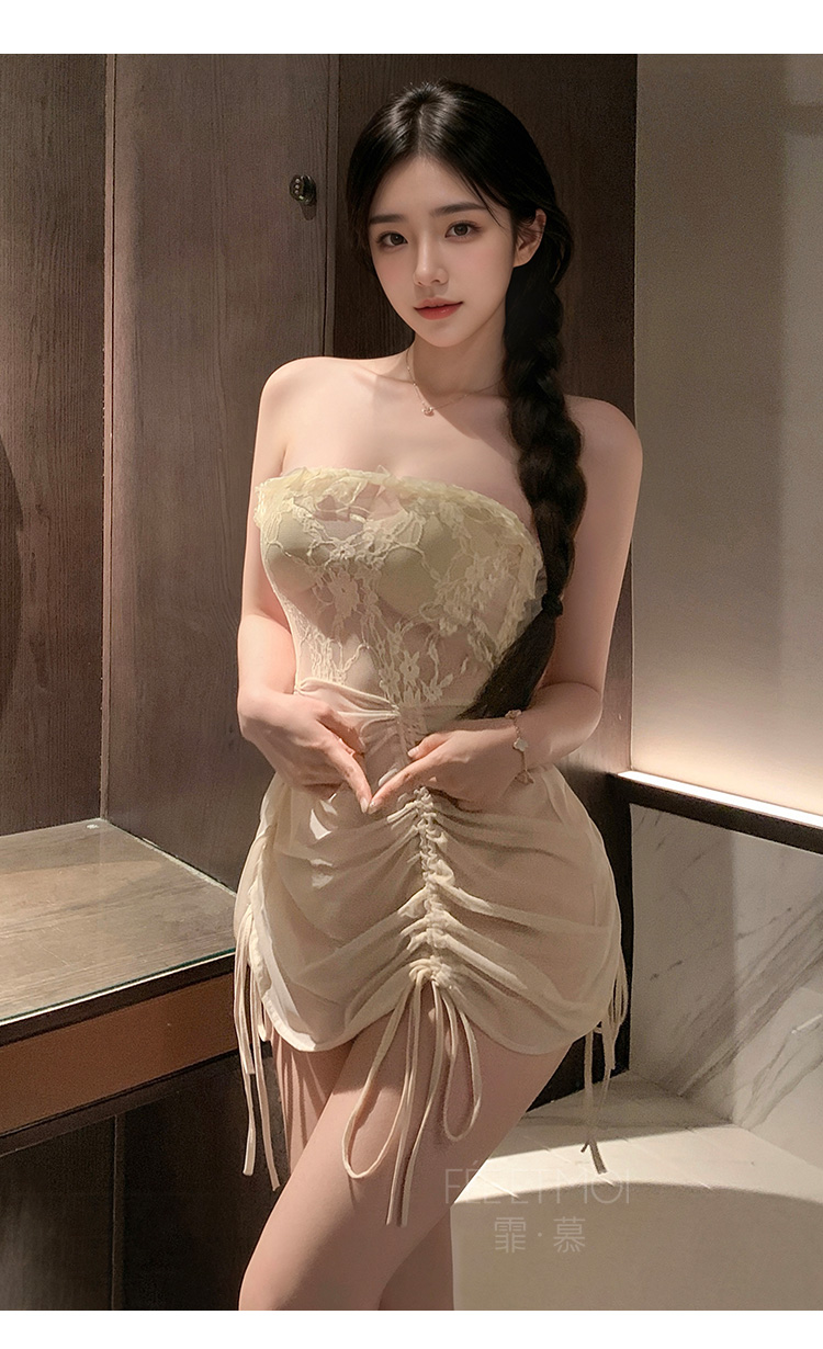 ZY142法式诱惑激情束腰连衣裙(图11)