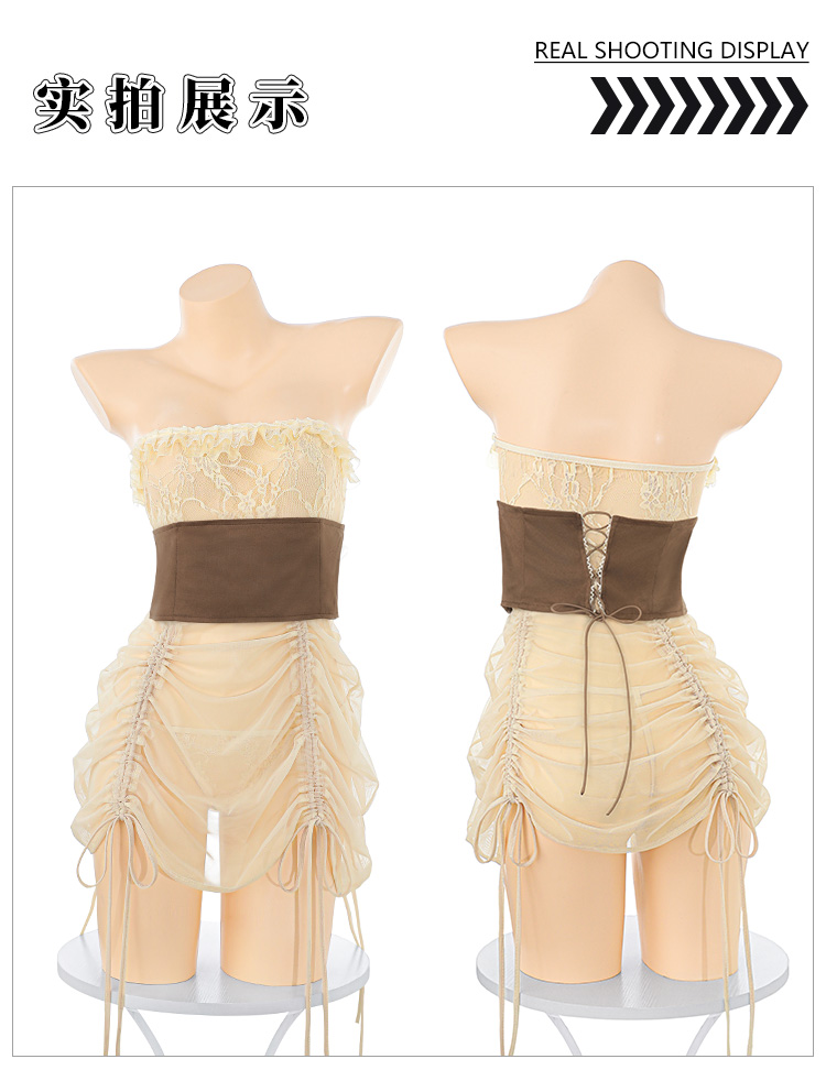 ZY142法式诱惑激情束腰连衣裙(图12)