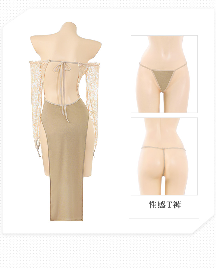 ZY129绝欲娇妻抹胸露背连衣裙(图12)