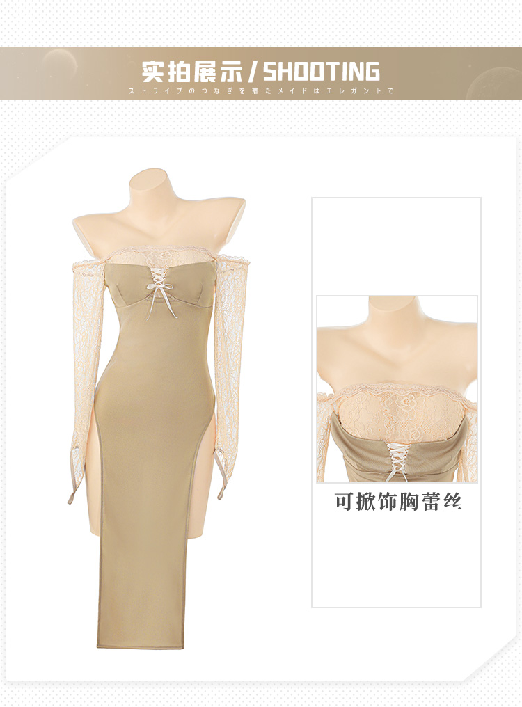 ZY129绝欲娇妻抹胸露背连衣裙(图11)