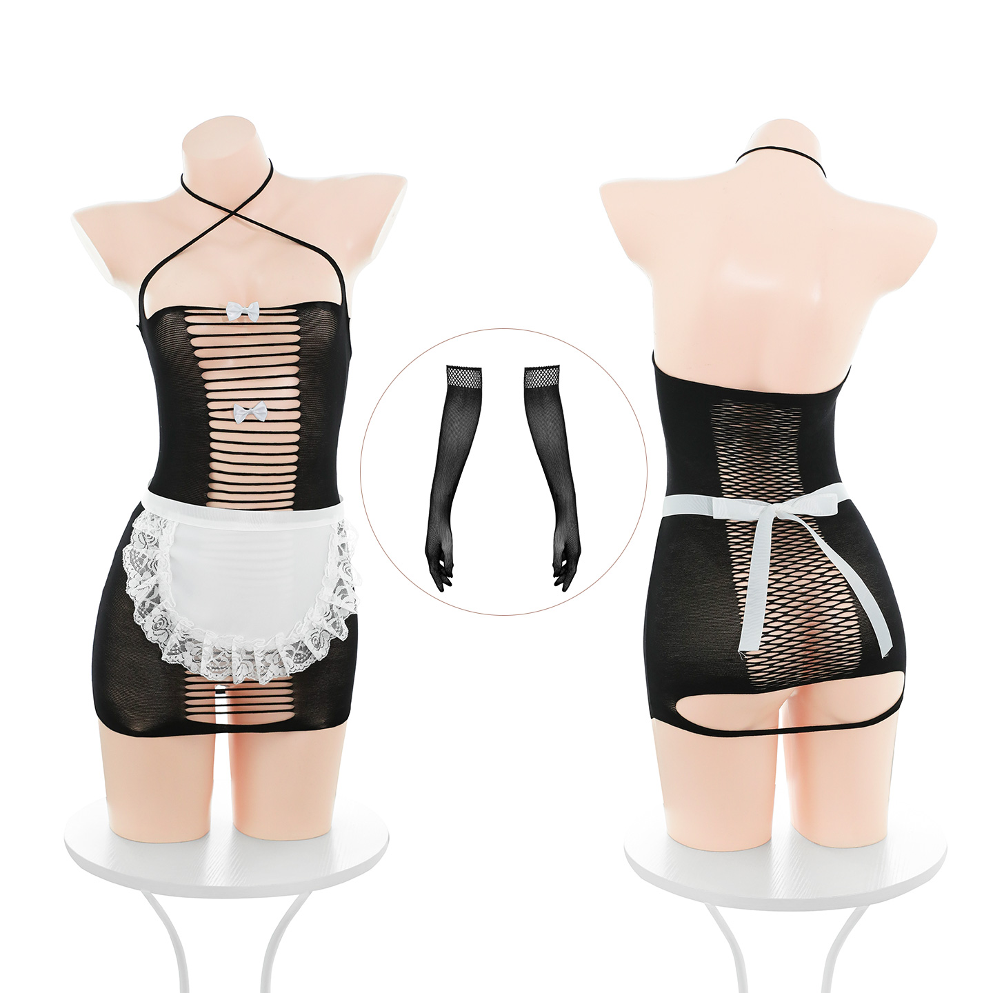 ZY56娇俏女仆可露胸网衣制服(图15)