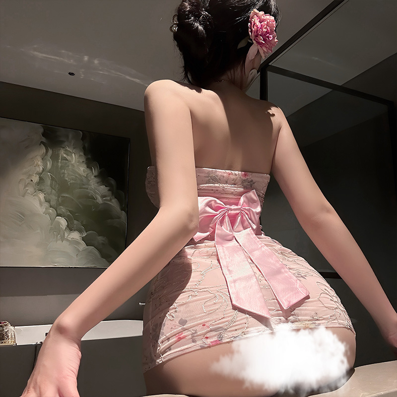 6274抹胸刺绣印花网纱和服装(图11)