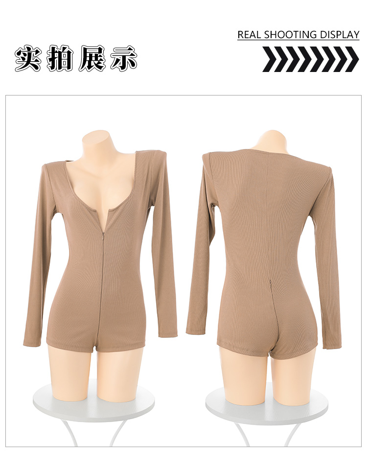 7050瑜伽尤物拉链开裆连体衣(图13)